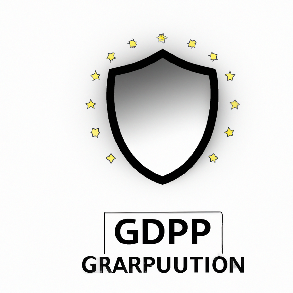 GDPR icoon met schild en slot